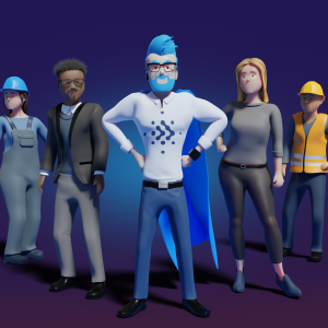 ‚Hub-Man‘ – Animierter Superheld im Industrie-Setting